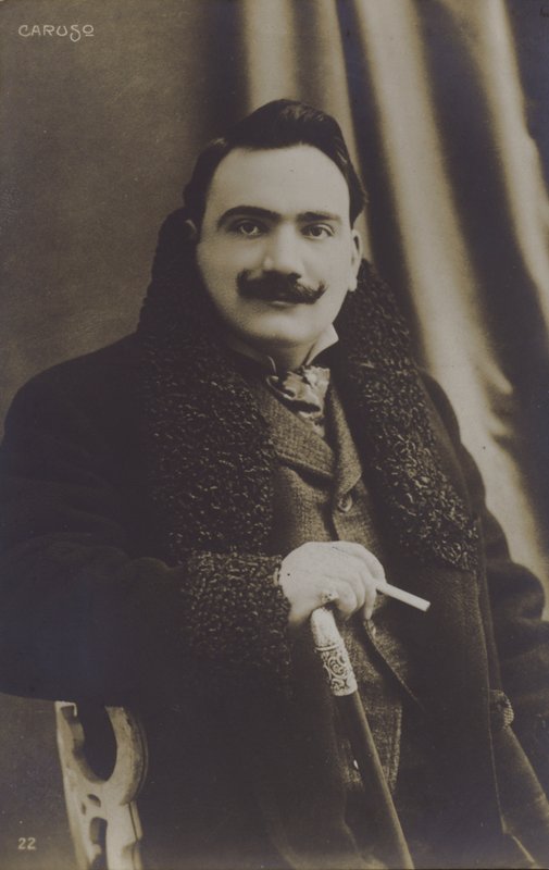Enrico Caruso, olasz operaénekes (f/w fotó) alkotó: Italian Photographer