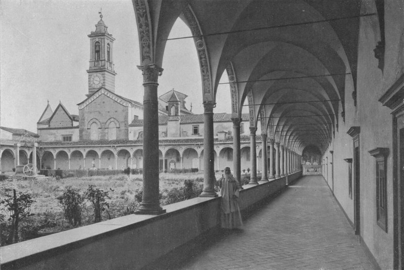 Firenze, Környéke, Certosa, A nagy kolostor (f/w fotó) alkotó: Italian Photographer