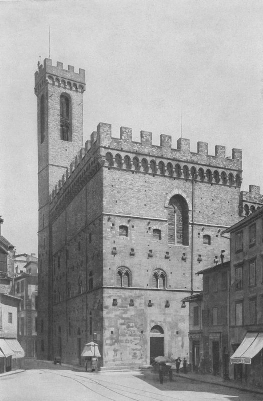 Firenze, Palazzo del Podesta, Nemzeti Múzeum (f/w fotó) alkotó: Italian Photographer