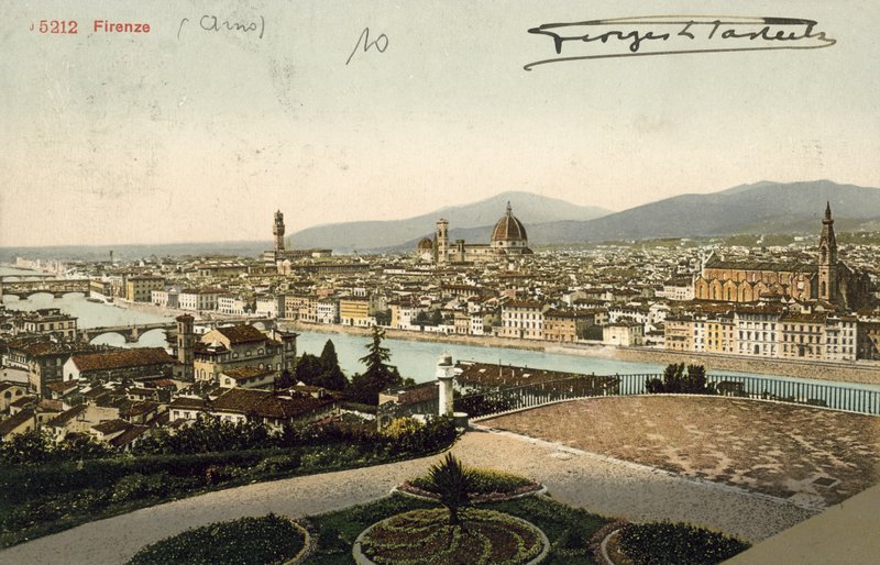 Firenze, Olaszország (színes fotó) alkotó: Italian Photographer