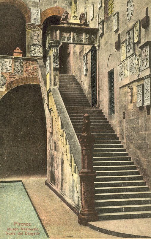 Firenze, Olaszország, Bargello, Lépcsőház alkotó: Italian Photographer