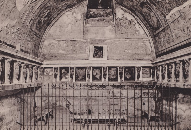 Interno Dei Bagni Del Foro, a Forum fürdőinek belseje (f/w fotó) alkotó: Italian Photographer