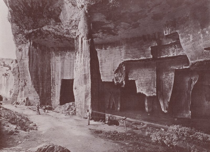 Olaszország: Syracuse, Latomia del Paradiso (f/w fotó) alkotó: Italian Photographer