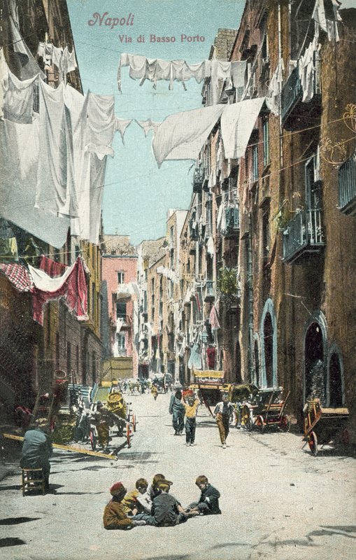 Nápoly, Olaszország (színes fotó) alkotó: Italian Photographer