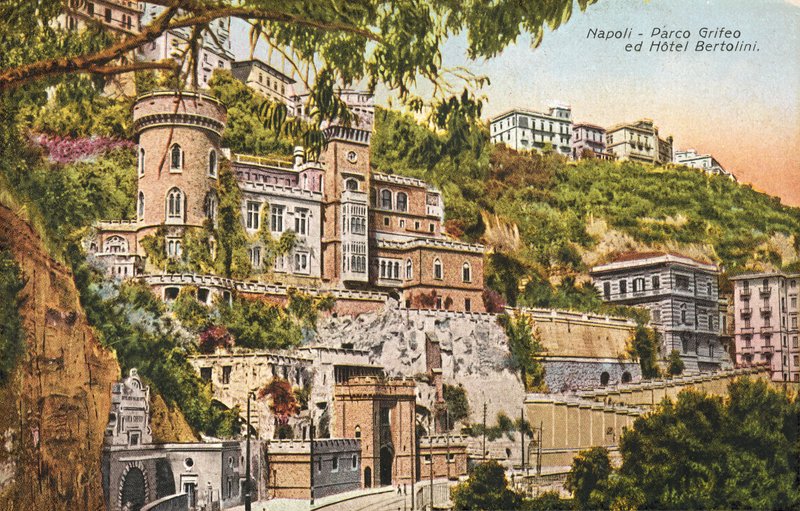 Nápoly, Olaszország, Grifeo Park, Hotel Bertolini alkotó: Italian Photographer