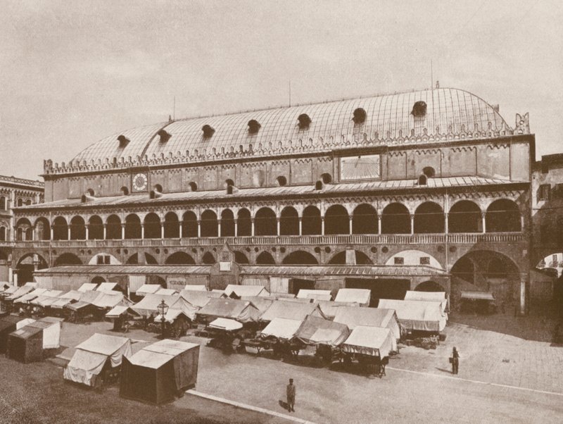 Padova, Palazzo Della Ragione (fekete-fehér fotó) alkotó: Italian Photographer