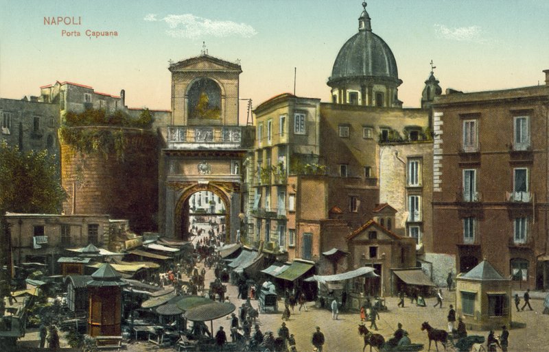 Porta Capuana, Nápoly alkotó: Italian Photographer