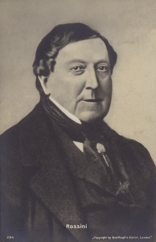 Gioachino Rossini portréja alkotó: Italian Photographer