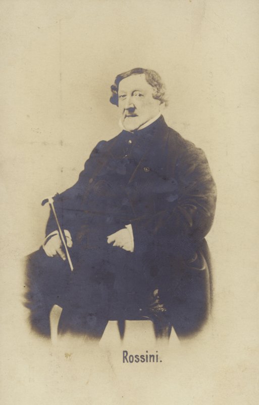 Gioachino Rossini portréja alkotó: Italian Photographer