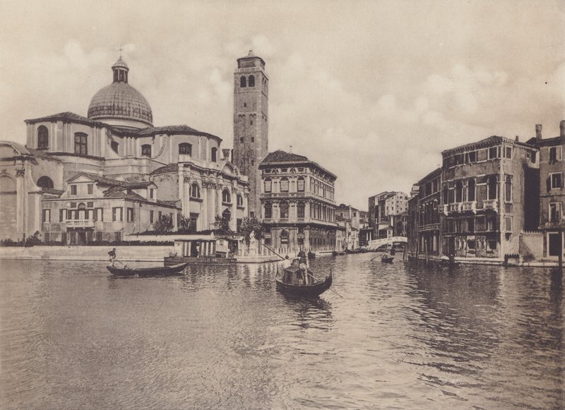 Rio Cannareggio és Palazzo Labia (f/w fotó) alkotó: Italian Photographer