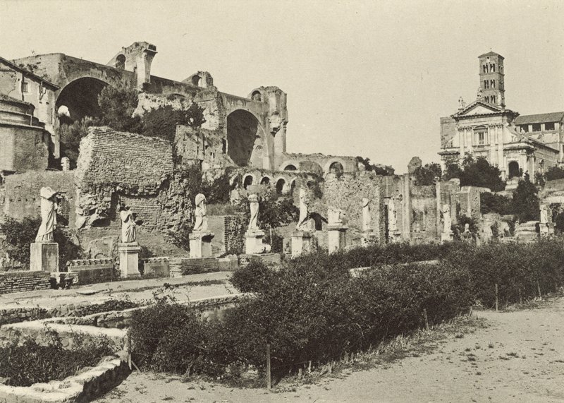 Forum Romanum, Konstantin-bazilika, Romulus temploma és a Vesta-szüzek háza alkotó: Italian Photographer