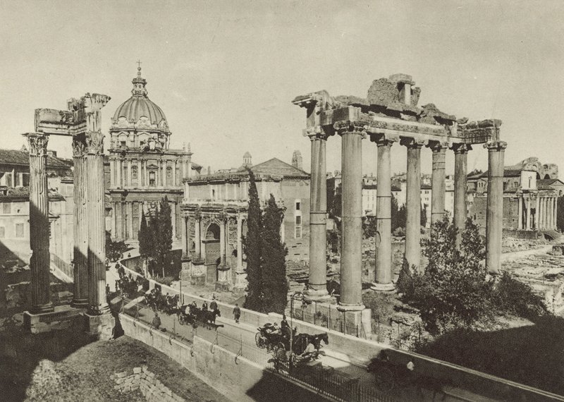 Forum Romanum az új ásatásokkal alkotó: Italian Photographer