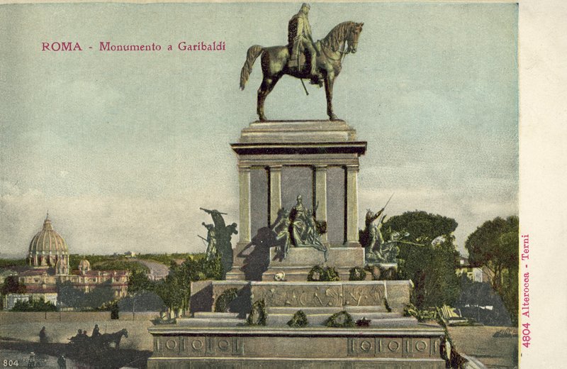 Róma, Olaszország, Garibaldi emlékmű alkotó: Italian Photographer
