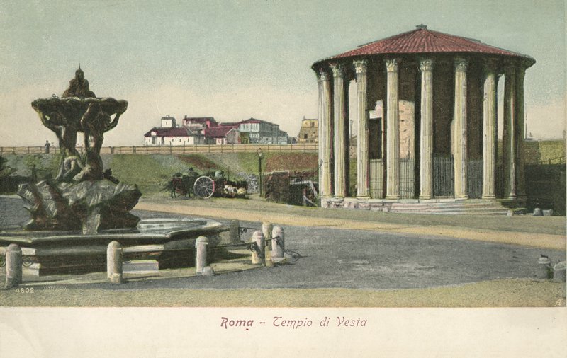 Róma, Olaszország, Vesta templom alkotó: Italian Photographer