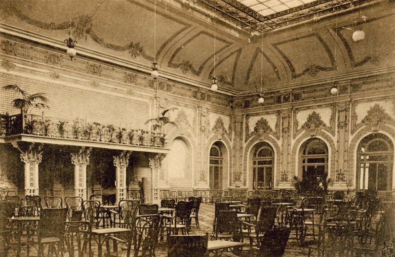 San Remo, Casino Municipale, Winter Garden (f/w fotó) alkotó: Italian Photographer