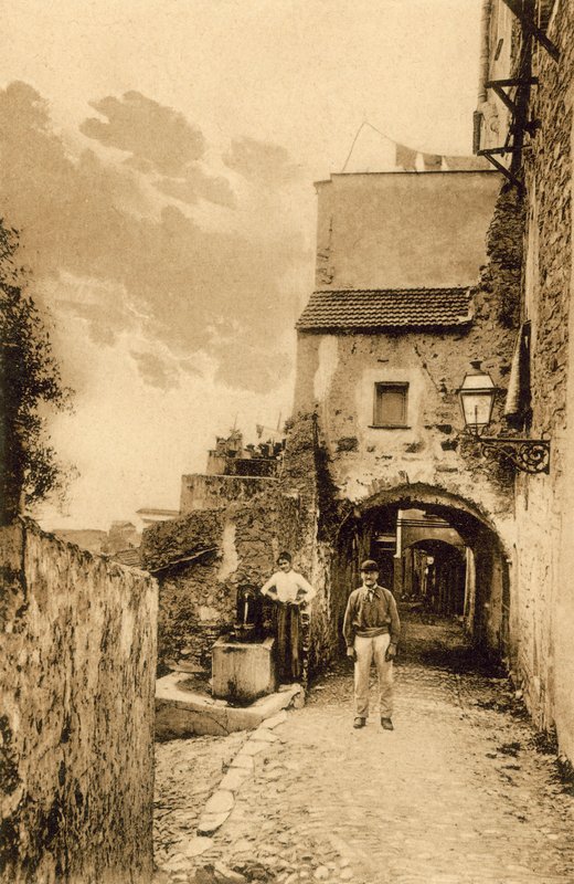 Sanremo, Óváros, Porta Candelieri (f/w fotó) alkotó: Italian Photographer