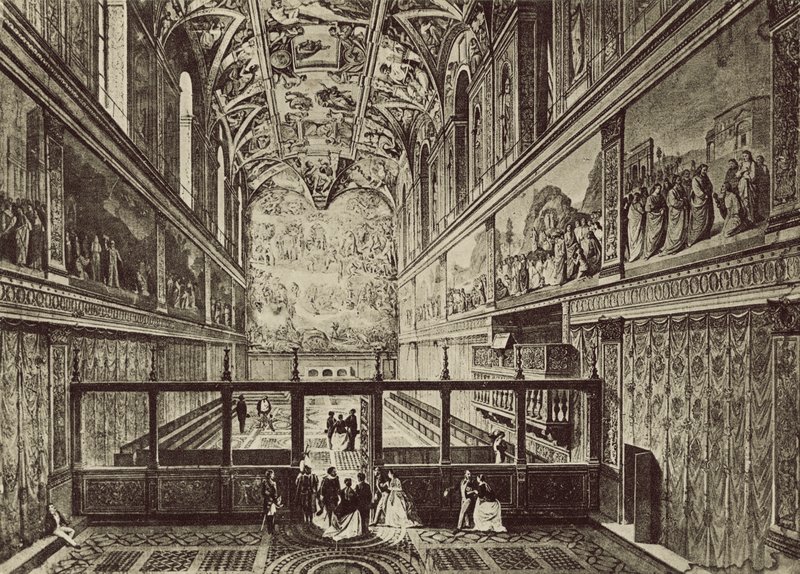A XV. században épült Sixtus-kápolna, J de Dolci alkotó: Italian Photographer