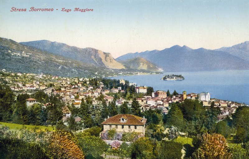 Streso Borromeo, Maggiore-tó (színes fotó) alkotó: Italian Photographer