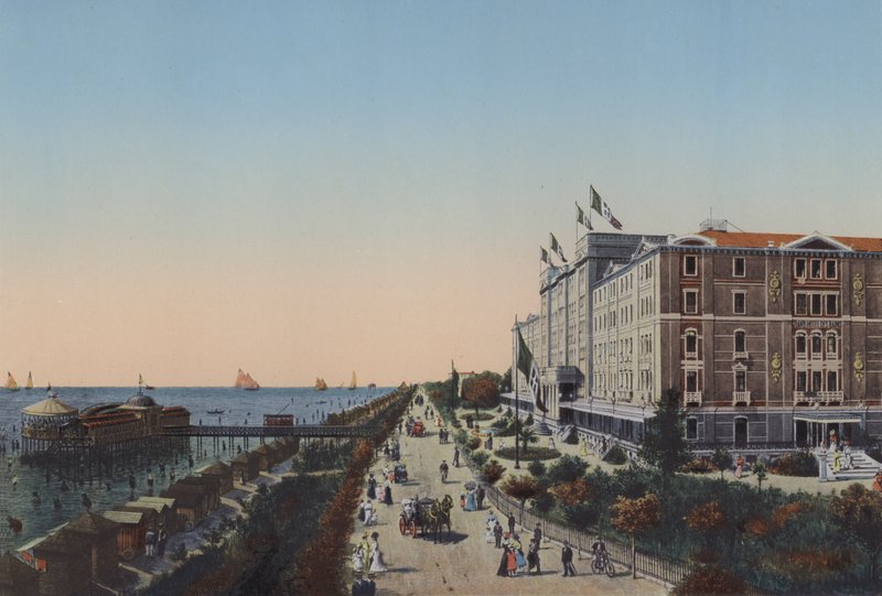 Venezia, Lido (színes fotó) alkotó: Italian Photographer