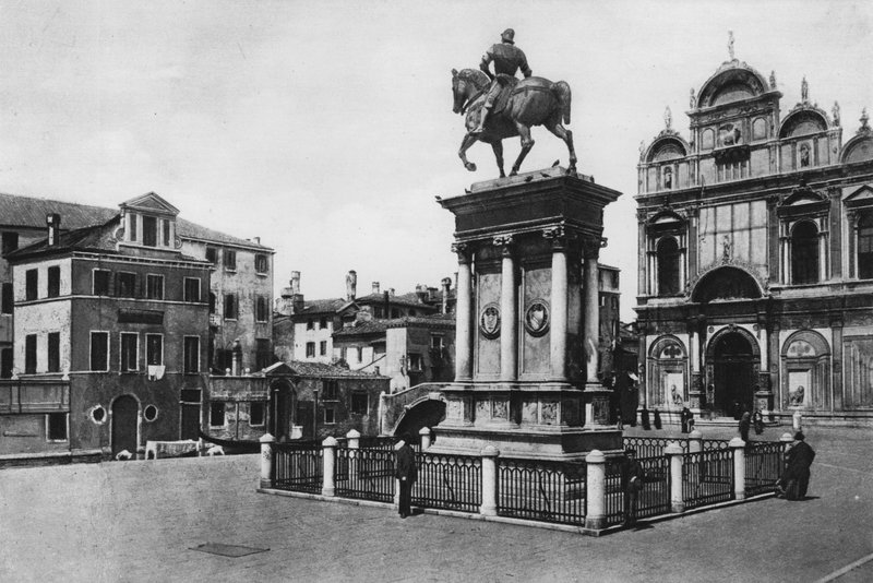 Velence, Colleoni emlékmű (f/w fotó) alkotó: Italian Photographer