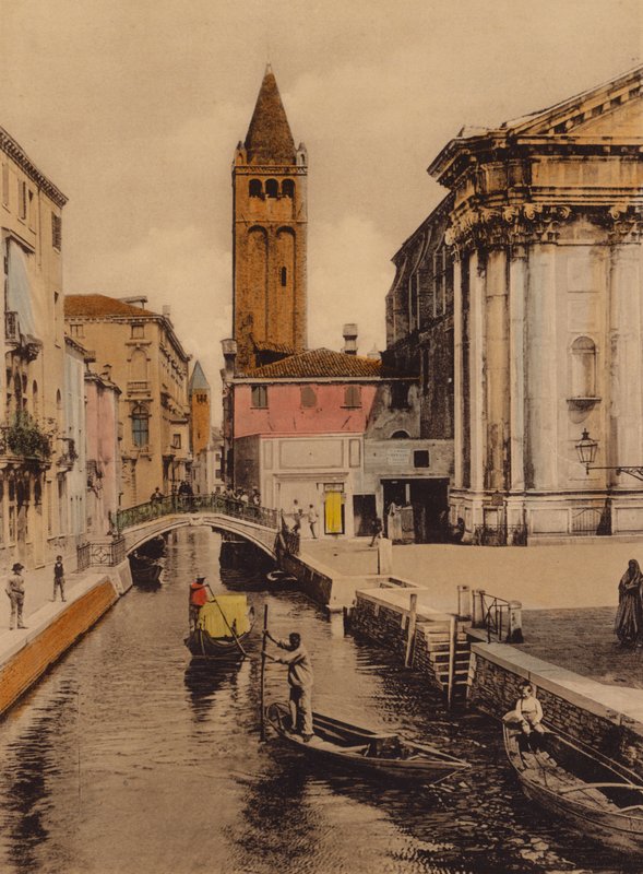 Venezia / Velence: Barnaba (színes fotó) alkotó: Italian Photographer