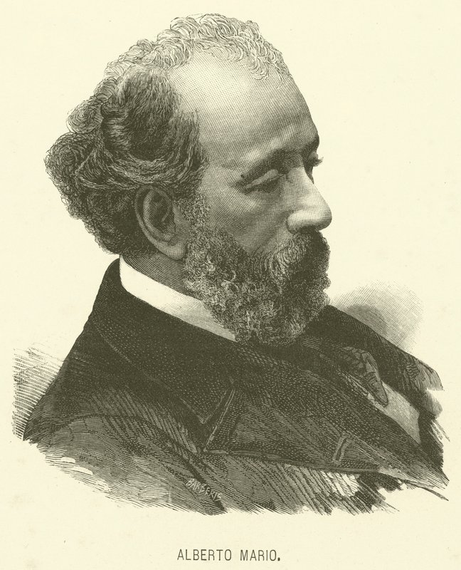 Alberto Mario (metszet) alkotó: Italian School