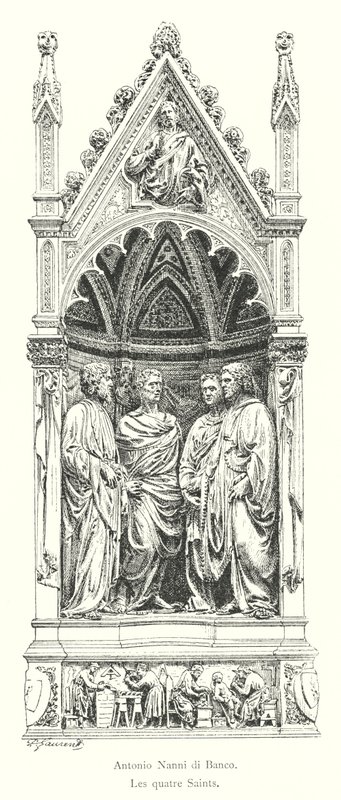 Antonio Nanni di Banco, A négy szent (metszet) alkotó: Italian School