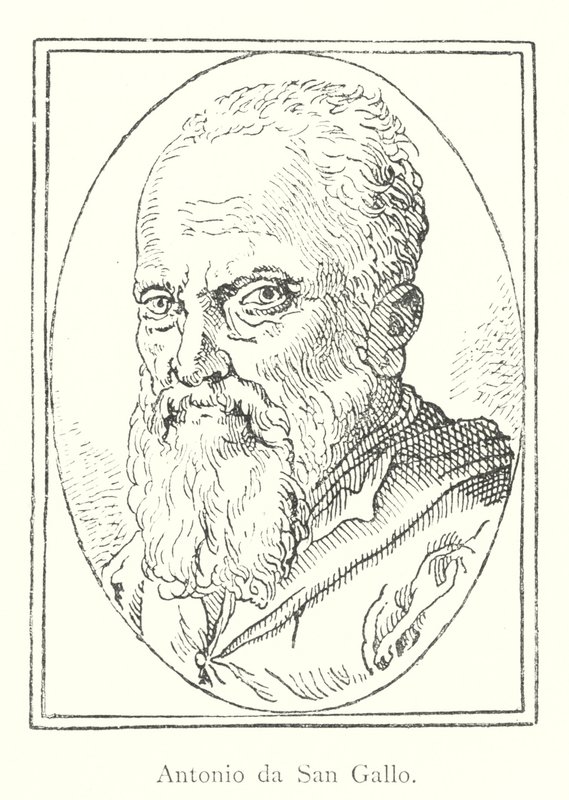 Antonio da San Gallo (metszet) alkotó: Italian School