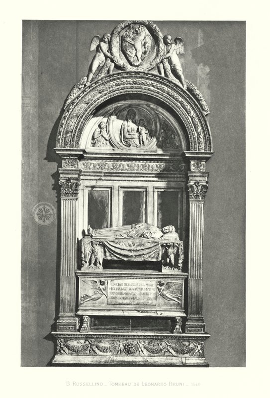 B Rossellino, Leonardo Bruni sírja alkotó: Italian School