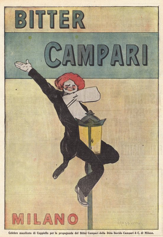 Campari Bitters (színes litográfia) alkotó: Italian School