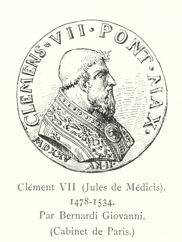 VII. Kelemen, Jules de Medicis alkotó: Italian School