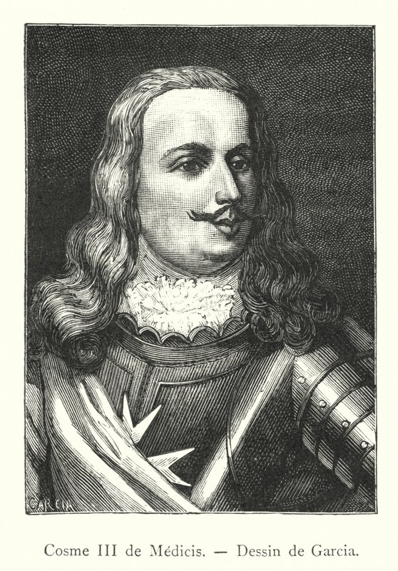 Cosme III de Medici, Dessin de Garcia (metszet) alkotó: Italian School
