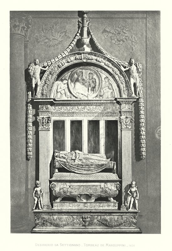 Settignano, Tombeau de Marsuppini vágya alkotó: Italian School