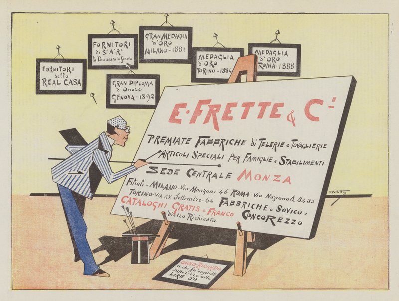 E Frette & C (színes litho) alkotó: Italian School