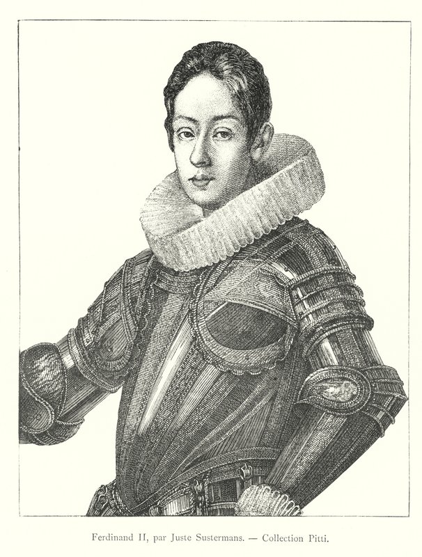 II. Ferdinánd, Juste Sustermans, Pitti Collection (metszet) alkotó: Italian School