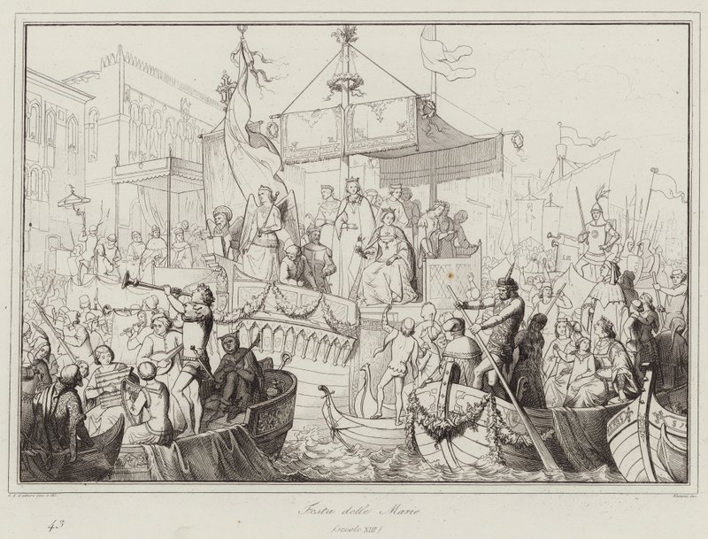 Festa delle Marie, 13. század (metszet) alkotó: Italian School