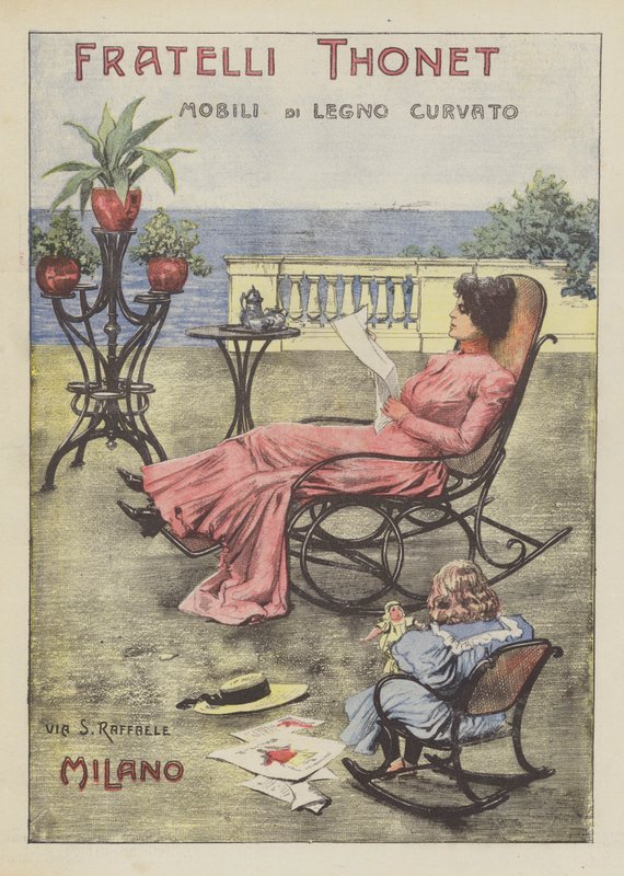 Fratelli Thonet (színes litó) alkotó: Italian School
