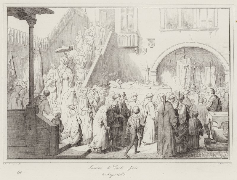 Carlo Zeno temetése alkotó: Italian School