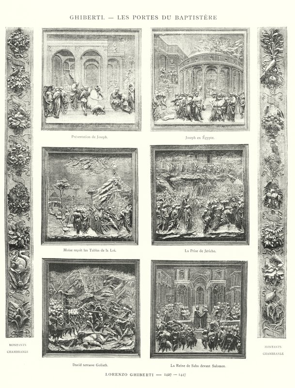 Ghiberti, Les Portes du Baptistere, Lorenzo Ghiberti alkotó: Italian School