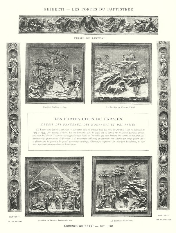 Ghiberti, Les Portes du Baptistere, Lorenzo Ghiberti alkotó: Italian School