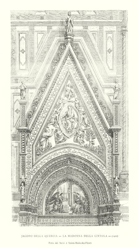 Jacopo della Quercia, Az öv madonnája alkotó: Italian School