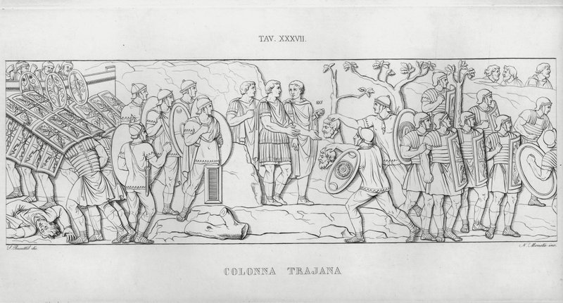 Traianus oszlopa, Traianus oszlopa (metszet) alkotó: Italian School