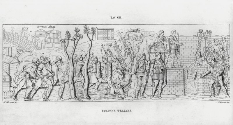 La Colonna Trajana, Traianus oszlopa alkotó: Italian School