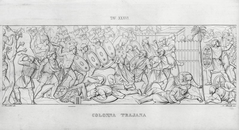 La Colonna Trajana, Traianus oszlopa alkotó: Italian School