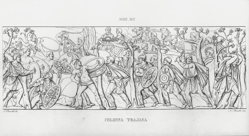 La Colonna Trajana, Traianus oszlopa alkotó: Italian School