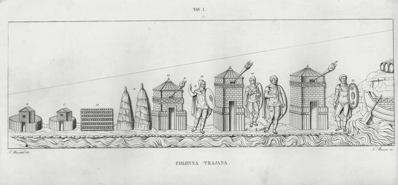 La Colonna Trajana, Traianus oszlopa alkotó: Italian School