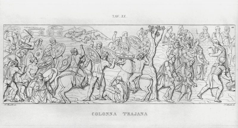La Colonna Trajana, Traianus oszlopa alkotó: Italian School