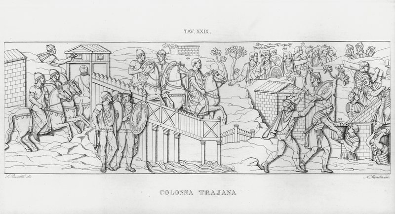 La Colonna Trajana, Traianus oszlopa alkotó: Italian School