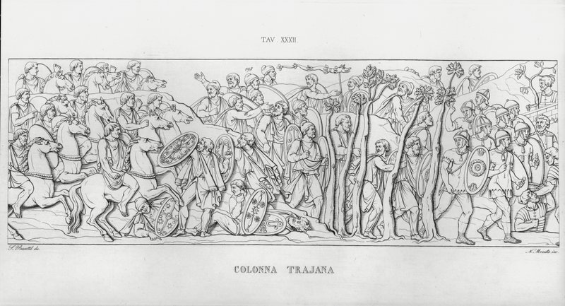 La Colonna Trajana, Traianus oszlopa alkotó: Italian School