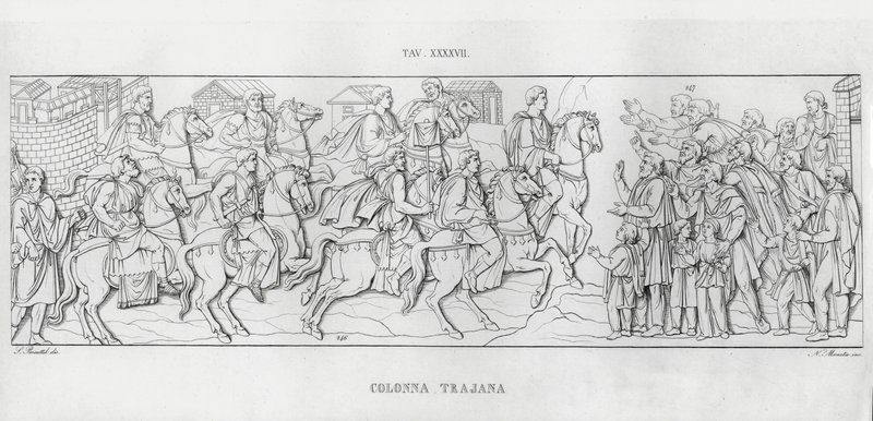 La Colonna Trajana, Traianus oszlopa alkotó: Italian School